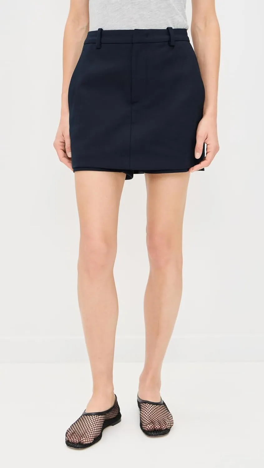 Vince Women's Mid Rise Tailored Skort