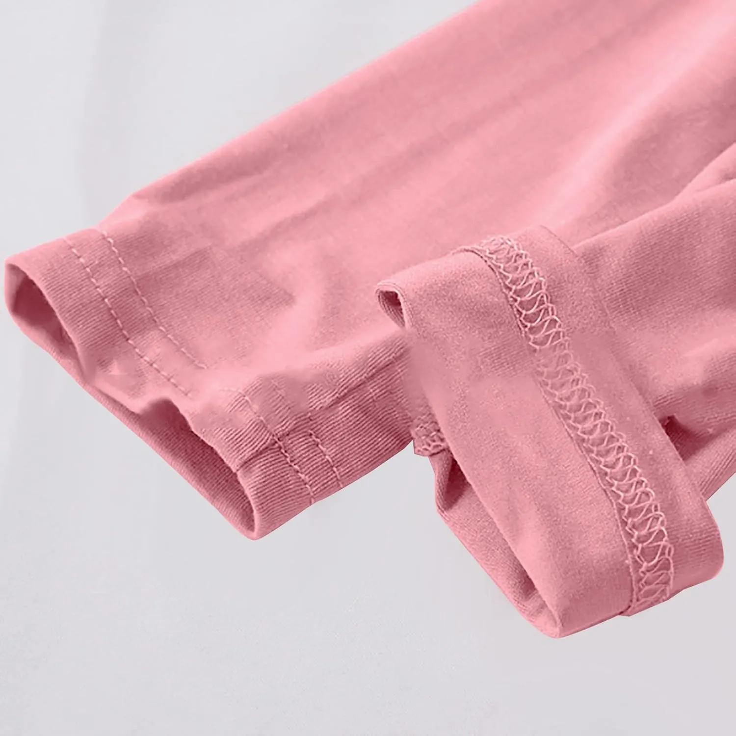 Women Lightweight Pajamas Tops Long Sleeve Plain Lounge T-Shirt Crewneck Soft Pajama Shirts Sleep Tunics Tee