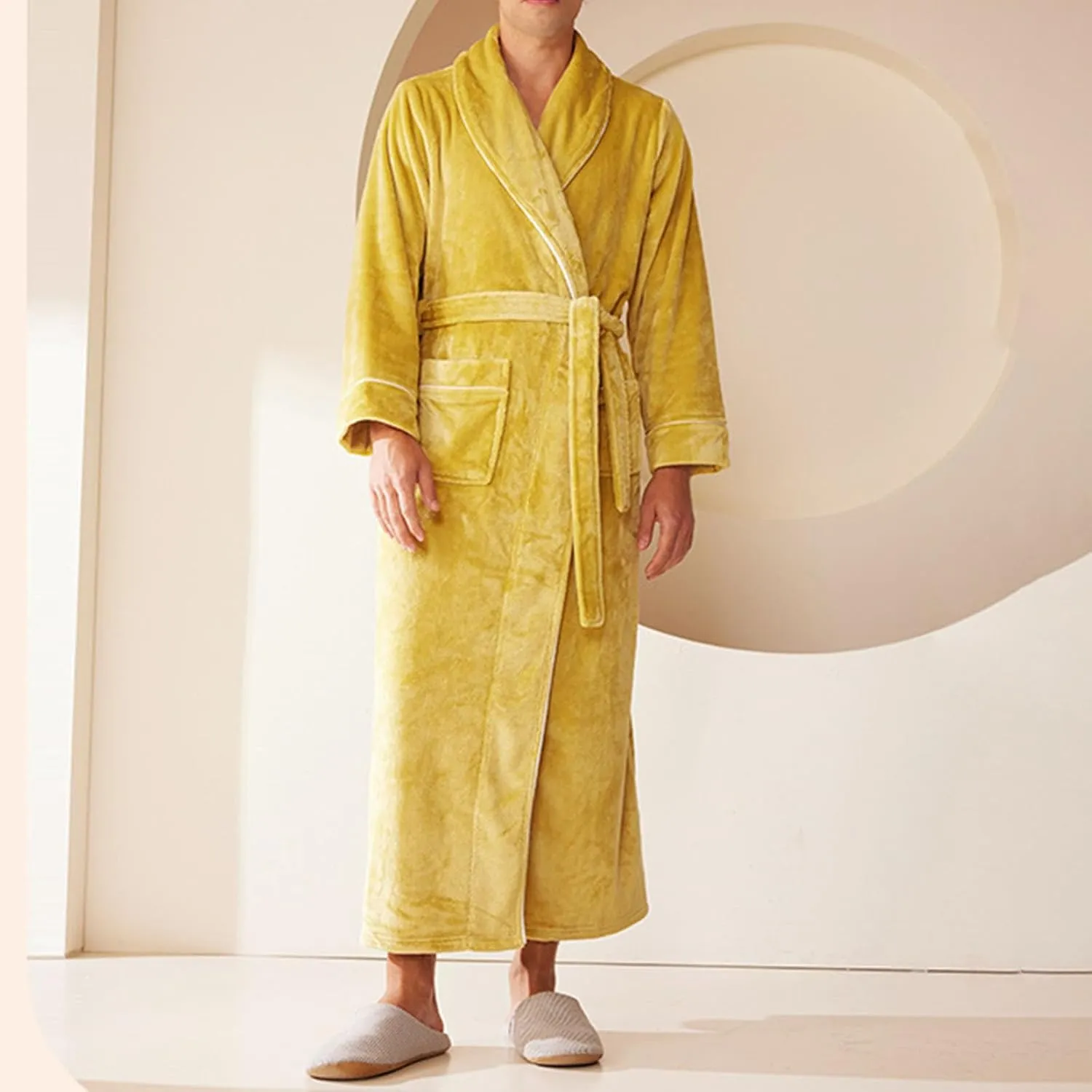 Women Robe Fleece Plush Soft Fluffy Fuzzy Cozy Warm Lightweight Bathrobe Shower Spa House Long Shaggy Robe for Women