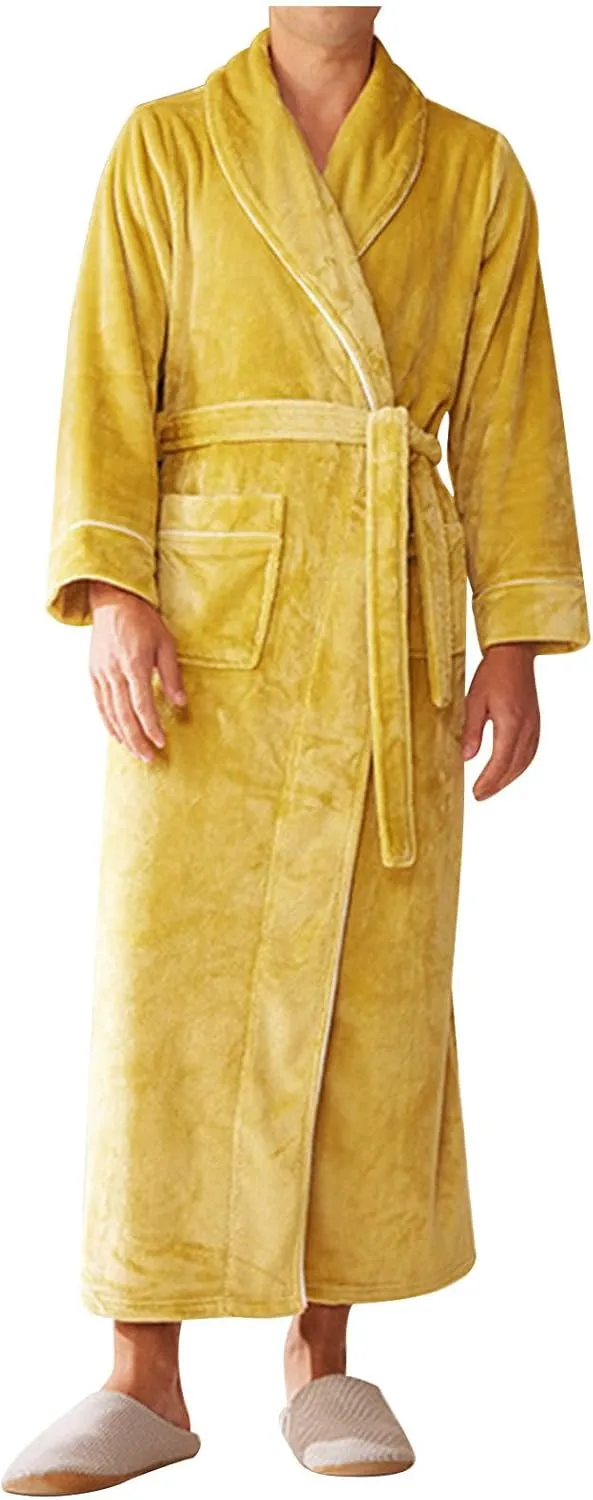 Women Robe Fleece Plush Soft Fluffy Fuzzy Cozy Warm Lightweight Bathrobe Shower Spa House Long Shaggy Robe for Women