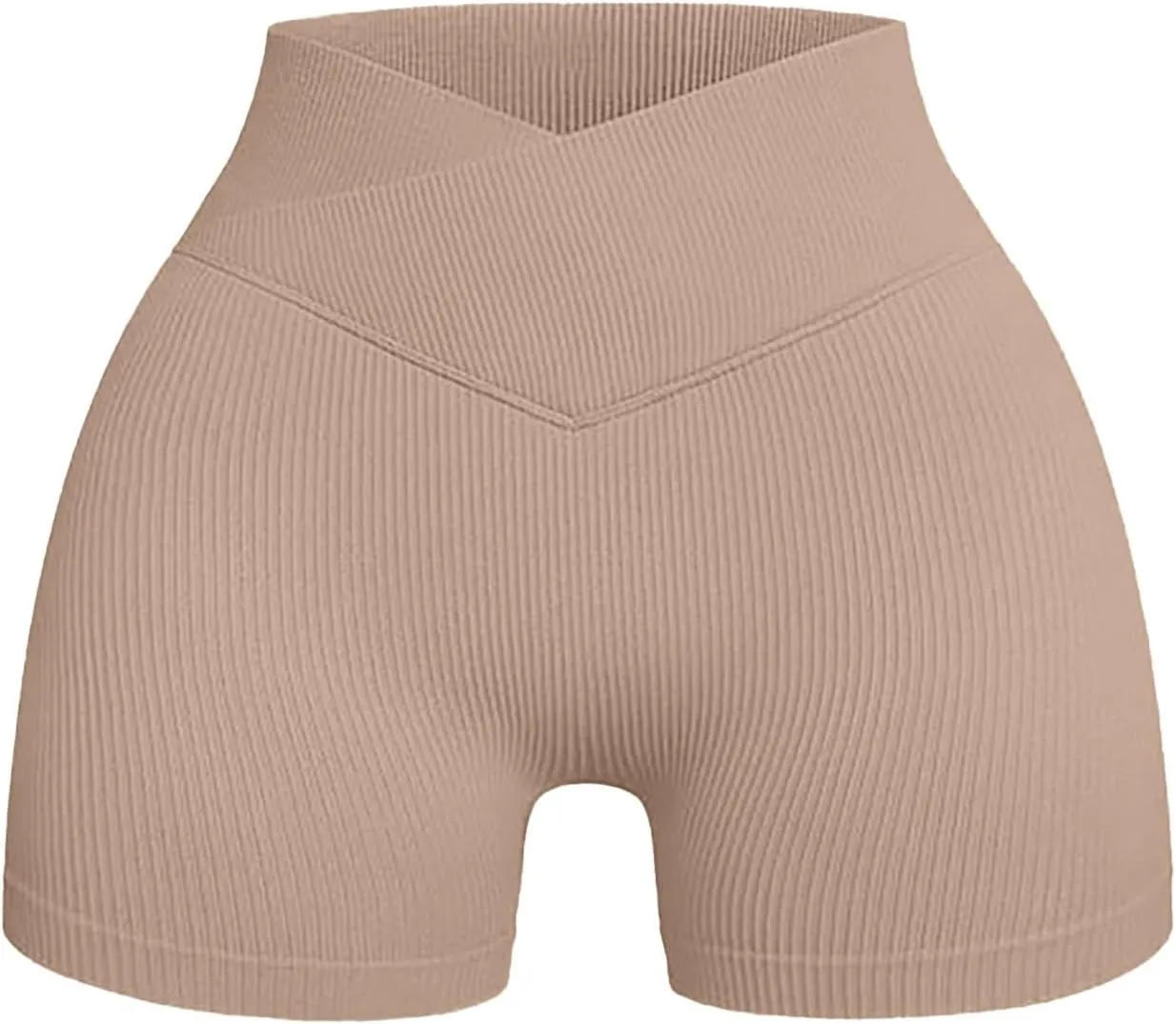 Women Workout Shorts High Waist Seamless Yoga Shorts Scrunch Butt Lifting Gym Shorts Running Booty Biker Shorts
