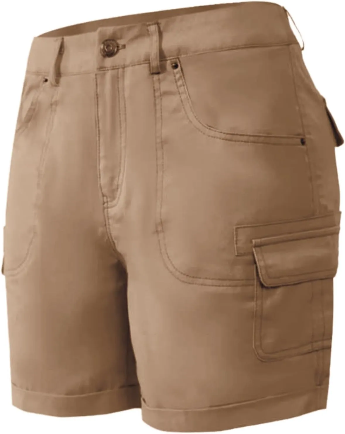 Women's Hiking Cargo Shorts Summer Casual Shorts Golf Shorts with Pockets Outdoor Outfits