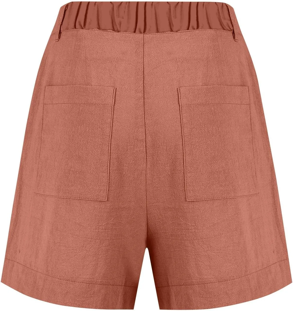 Womens Shorts Dressy High Waisted Wide Leg Tailored Pleated Business Casual Work Trouser Shorts Without Belts