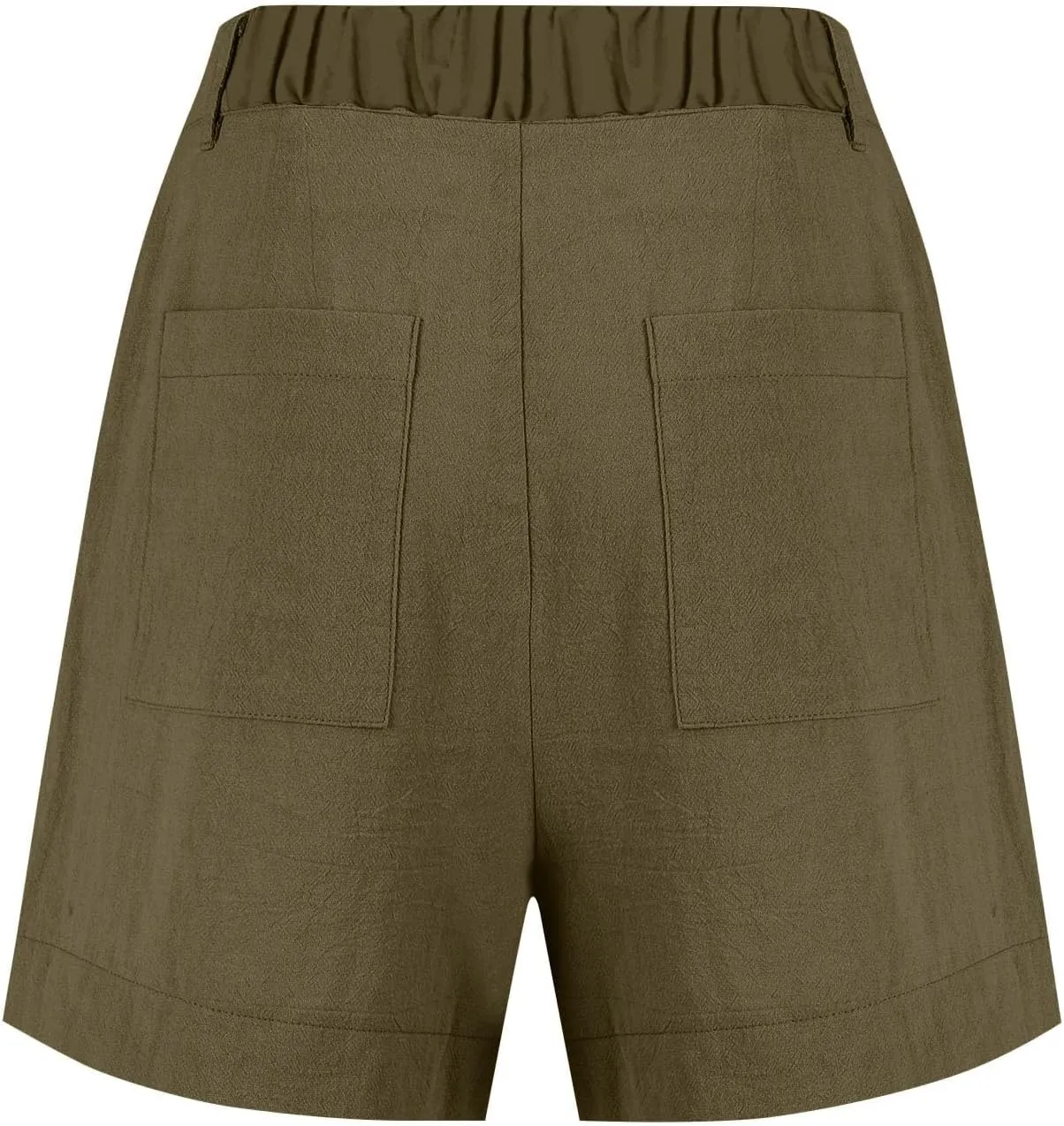 Womens Shorts Dressy High Waisted Wide Leg Tailored Pleated Business Casual Work Trouser Shorts Without Belts