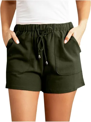 Womens Shorts High Waisted Tailored Pleated Business Work Trouser Shorts with Pockets Dressy Casual Summer 2025