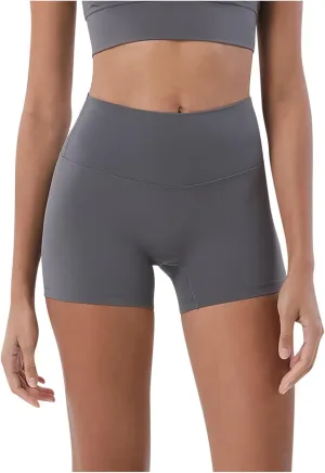 Workout Shorts Women Tummy Control High Waisted Gym Yoga Athletic Shorts Casual Comfy Lightweight Shorts Clothes