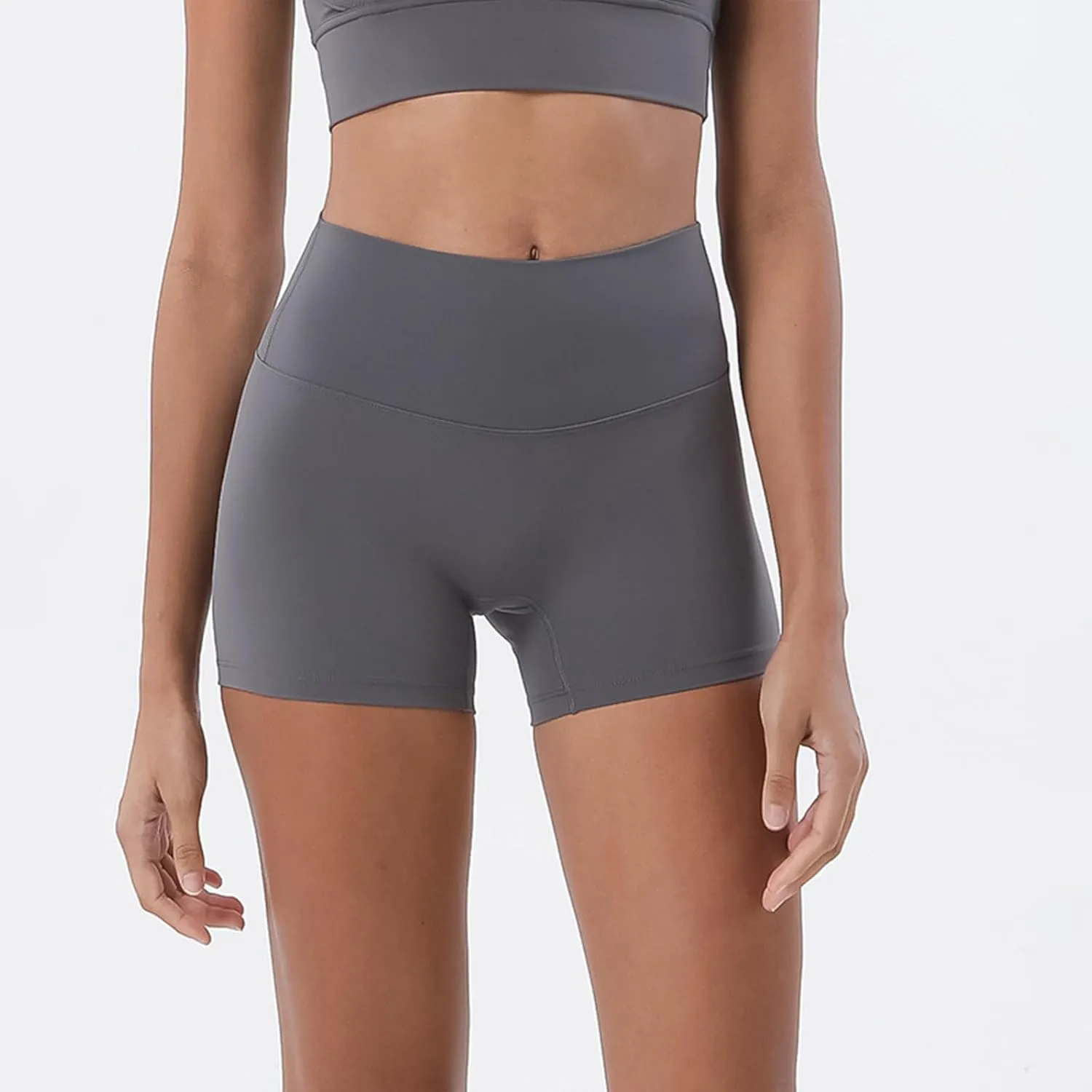 Workout Shorts Women Tummy Control High Waisted Gym Yoga Athletic Shorts Casual Comfy Lightweight Shorts Clothes