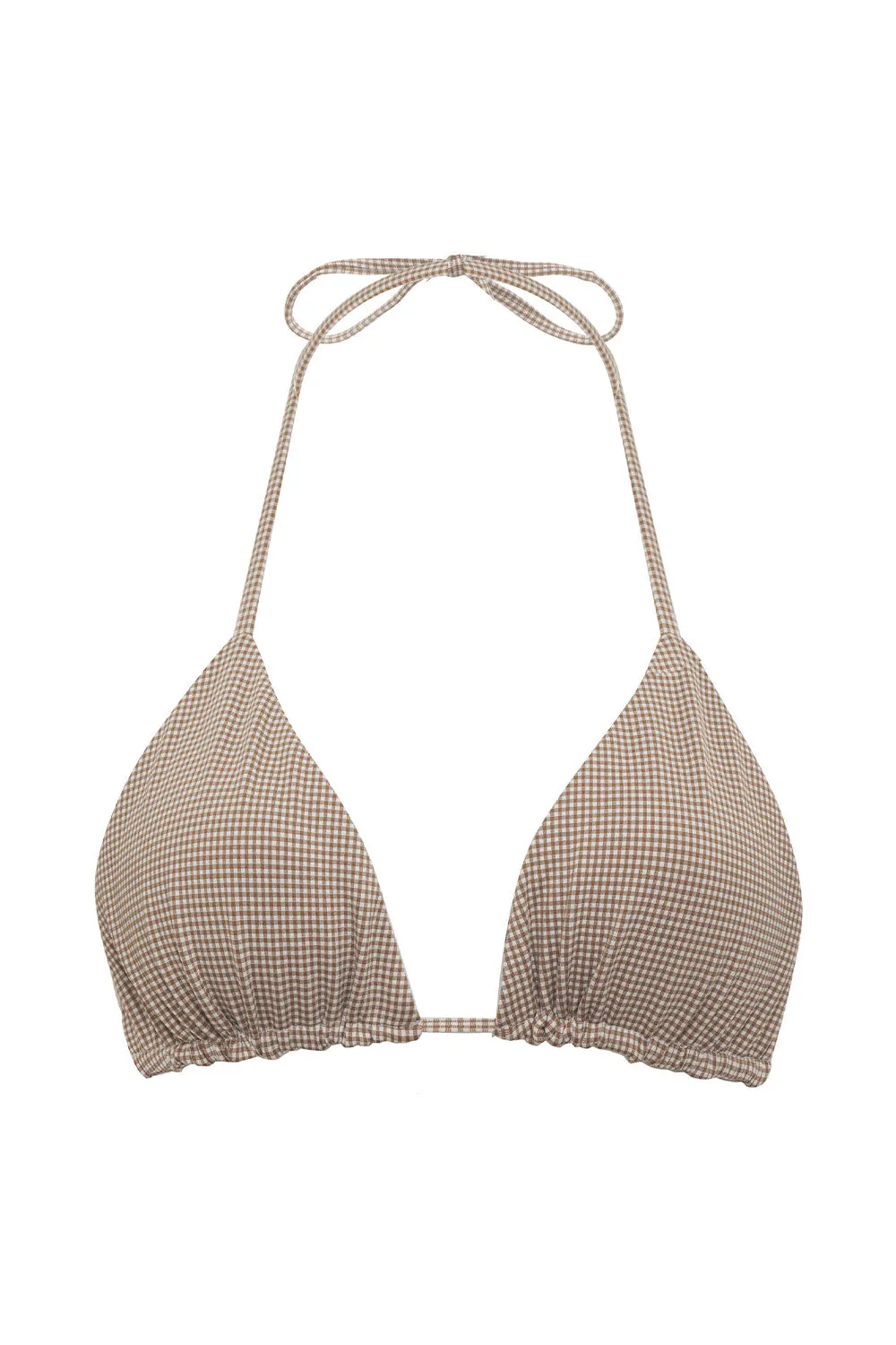 x SYDNEY SWEENEY Tia Triangle Bikini Top - Florence Gingham