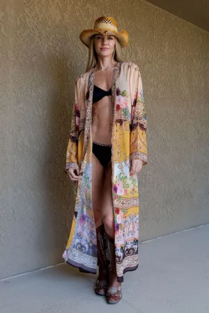 Yellow Beach Cover up for Women