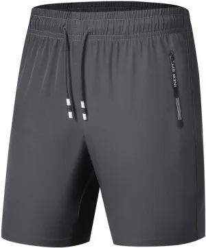Ymosrh Men's Athletic Shorts Fashionable Pocket Zipper Casual Loose Fitting Work Shorts Shorts, M-8XL