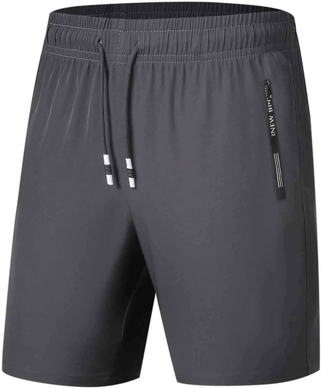 Ymosrh Men's Athletic Shorts Fashionable Pocket Zipper Casual Loose Fitting Work Shorts Shorts, M-8XL
