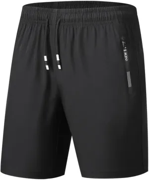 Ymosrh Men's Athletic Shorts Fashionable Pocket Zipper Casual Loose Fitting Work Shorts Shorts, M-8XL