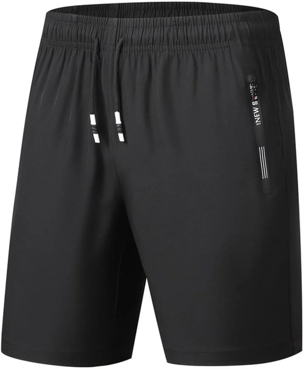 Ymosrh Men's Athletic Shorts Fashionable Pocket Zipper Casual Loose Fitting Work Shorts Shorts, M-8XL