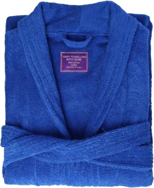 ZABER Bathrobe Mens,Pure Cotton Robe for Men,Thick Terry Cloth Bathrobe,Luxury Long Combed Men's Cotton Robe